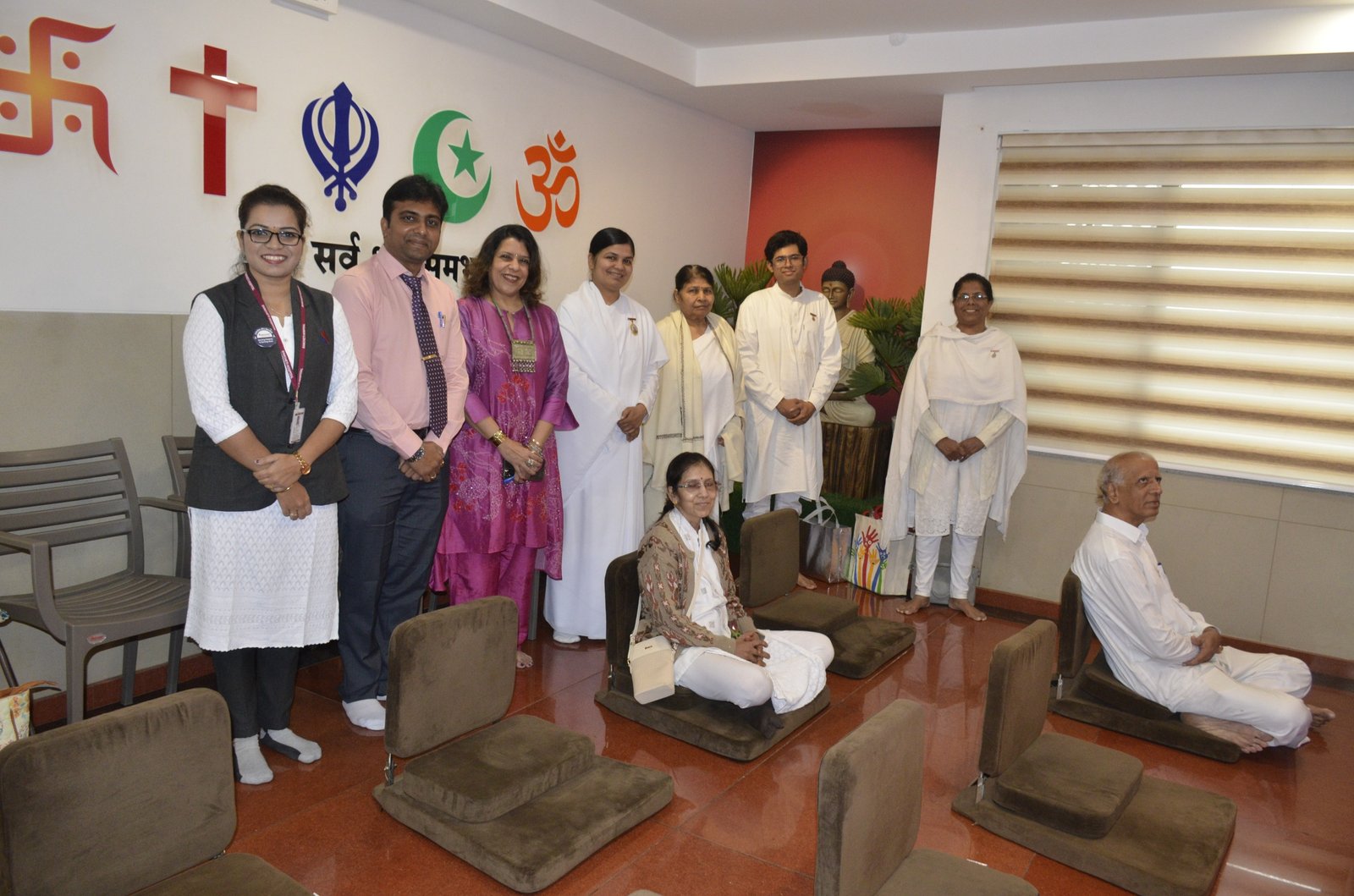 World Meditation Day celebrated at Sancheti Hospital Meditation helps reprogram our mind – Sister Sarita Didi