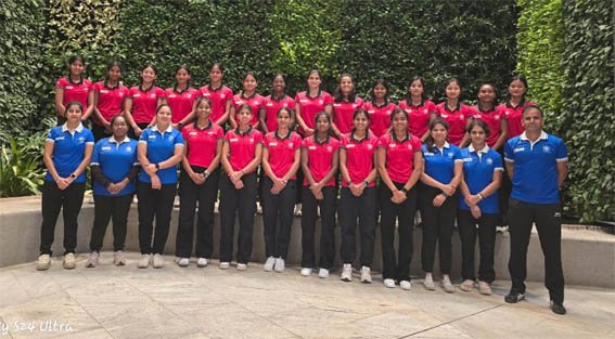 Upbeat Indian Junior Women’s Hockey Team leaves for Women’s Junior Asia Cup